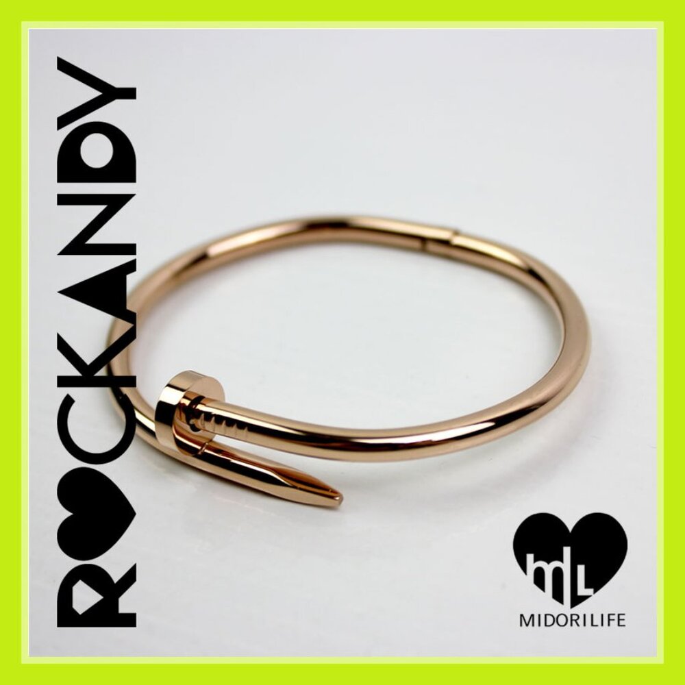 UNBRANDED Just A Nail Bracelet – Rose Gold